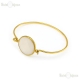 Mother of Pearl Bangle Bracelet