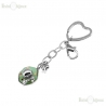 Azure Hat Strass Pendant Keychain