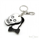 Skull and Mirror Key Chain