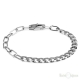 Bracciale Due Tipi Catena in Argento 925