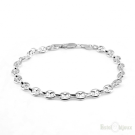 Bracciale Maglia Marina in Argento 925