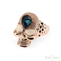 Skull Gold Plated Ring