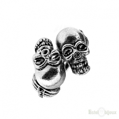 Double Skull Ring