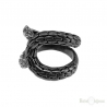 Snake Black Ion Plating Ring