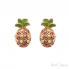 Orecchini Ananas Placcati Oro