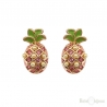 Pineapple Gold Plated Earrings