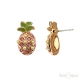 Pineapple Gold Plated Earrings