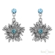 Blossom Azure Crystals Earrings