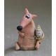 Fox and Chickens Figurine Ceramic