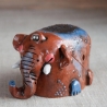 Elephant Figurine Ceramic