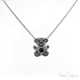 Teddy Bear Silver Color Necklace