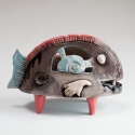 Fish African Figurine Ceramic