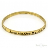 Bracciale Rigido Love Scritta