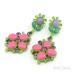 Pendants Multicolor Strass Stud Earrings