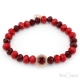 Bracciale Elastico Rosso e Bordeaux