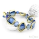 Blue Crystals Elastic Bracelet