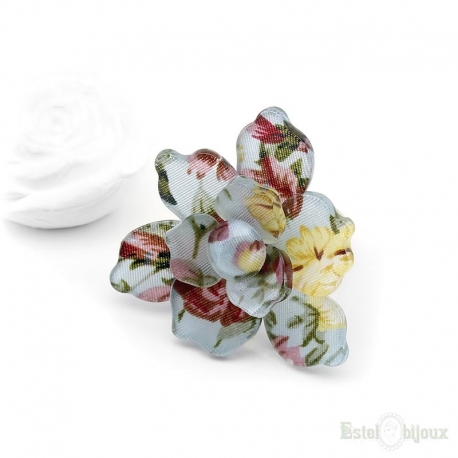 Acrylic Flower Ring