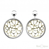 Orecchini Cerchio Pendente in Argento 925