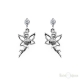 Little Fairy Princess Silver Earrings