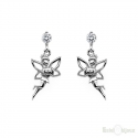 Little Fairy Princess Silver Earrings