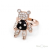 Anello Orsetto Teddy Placcato Oro