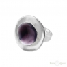 Purple Design Round Ring