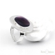 Purple Design Round Ring