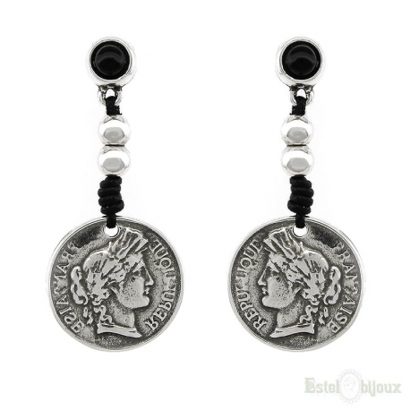 Coins Pendants Earrings