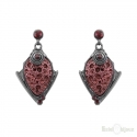 Lava and Crystals Earrings