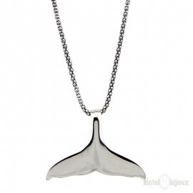 Collana Coda di Balena in Argento 925